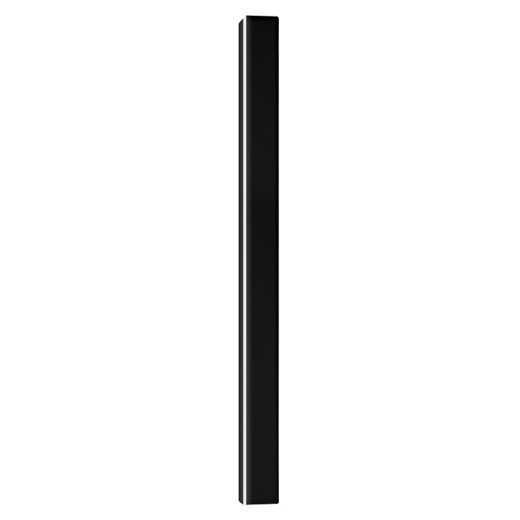 Lumières linéaires LED noires longues, applique murale extérieur