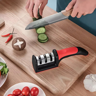 Affûteur de couteaux manuel 3 niveaux