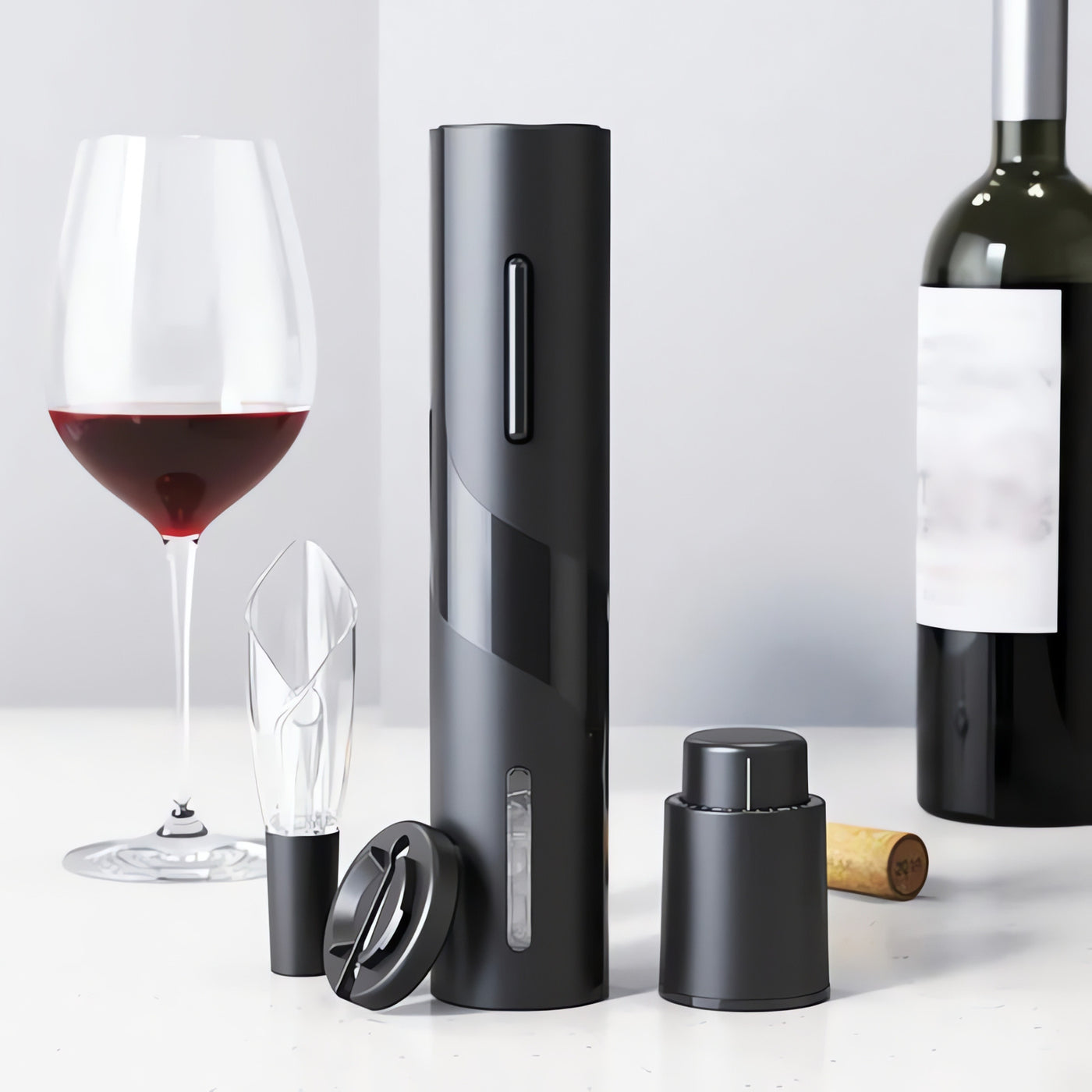 Tire-bouchon électrique rechargeable Kit d’accessoires pour vin