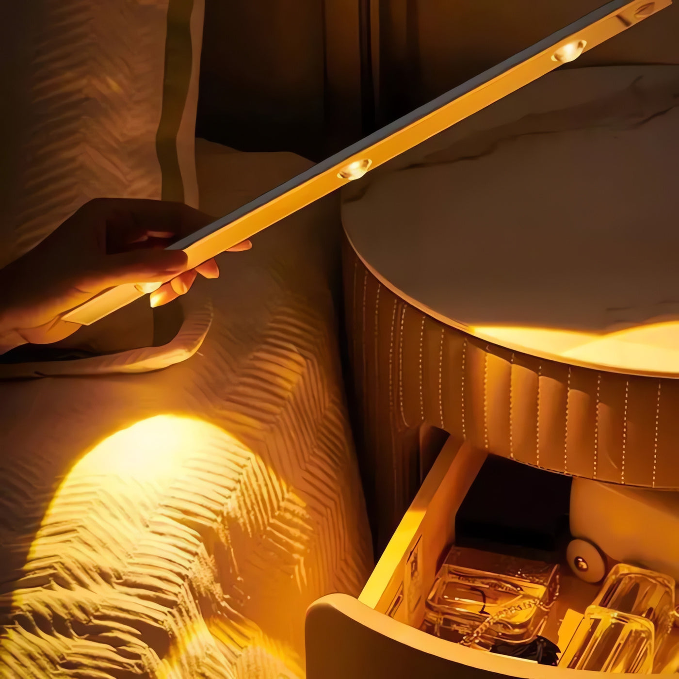 Luminaire LED magnétique à capteur de mouvement