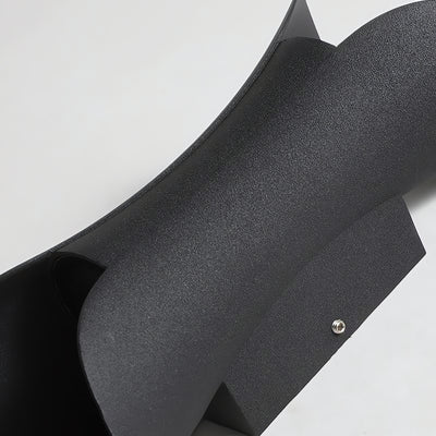 Applique murale LED extérieure moderne et courbée