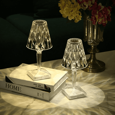 Lampe de Table LED Diamant USB 3 en 1 Sans Fil