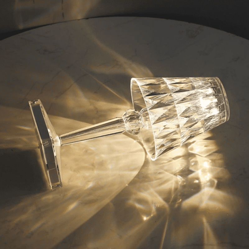 Lampe de Table LED Diamant USB 3 en 1 Sans Fil