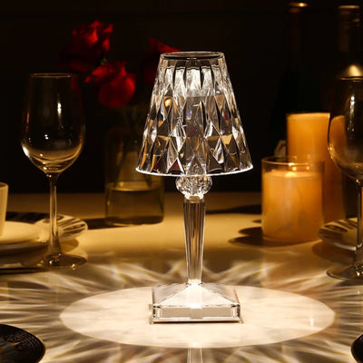 Lampe de Table LED Diamant USB 3 en 1 Sans Fil