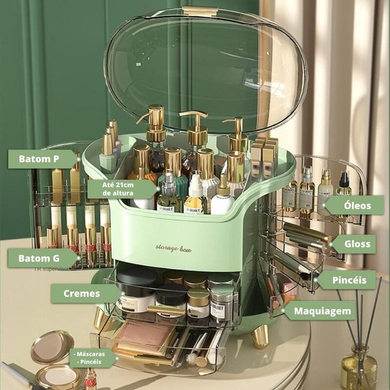 Organisateur de Maquillage et Porte Maquillage Acrylique