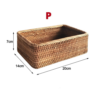 Panier en Rotin Fait à la Main