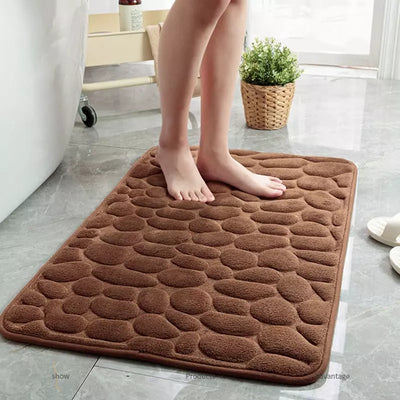 Tapis de Salle de Bain Antidérapant Absorbant