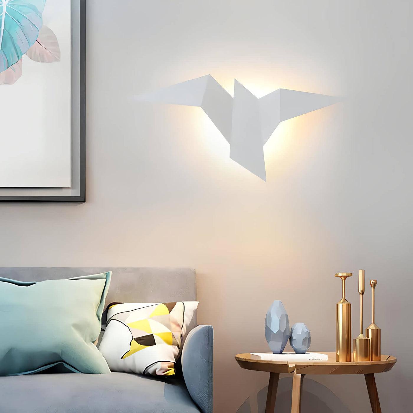 Applique Murale Oiseau avec Ampoule LED