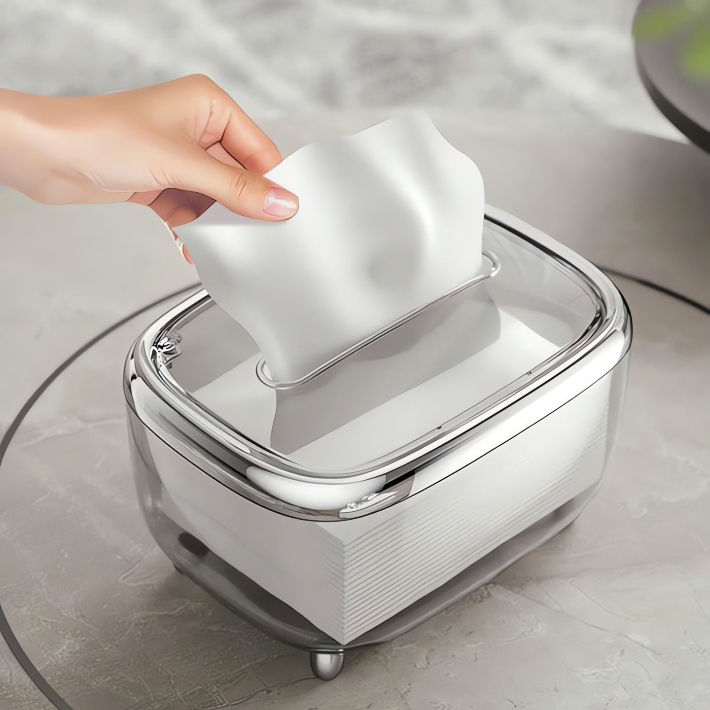 Boîte à mouchoirs haut de gamme