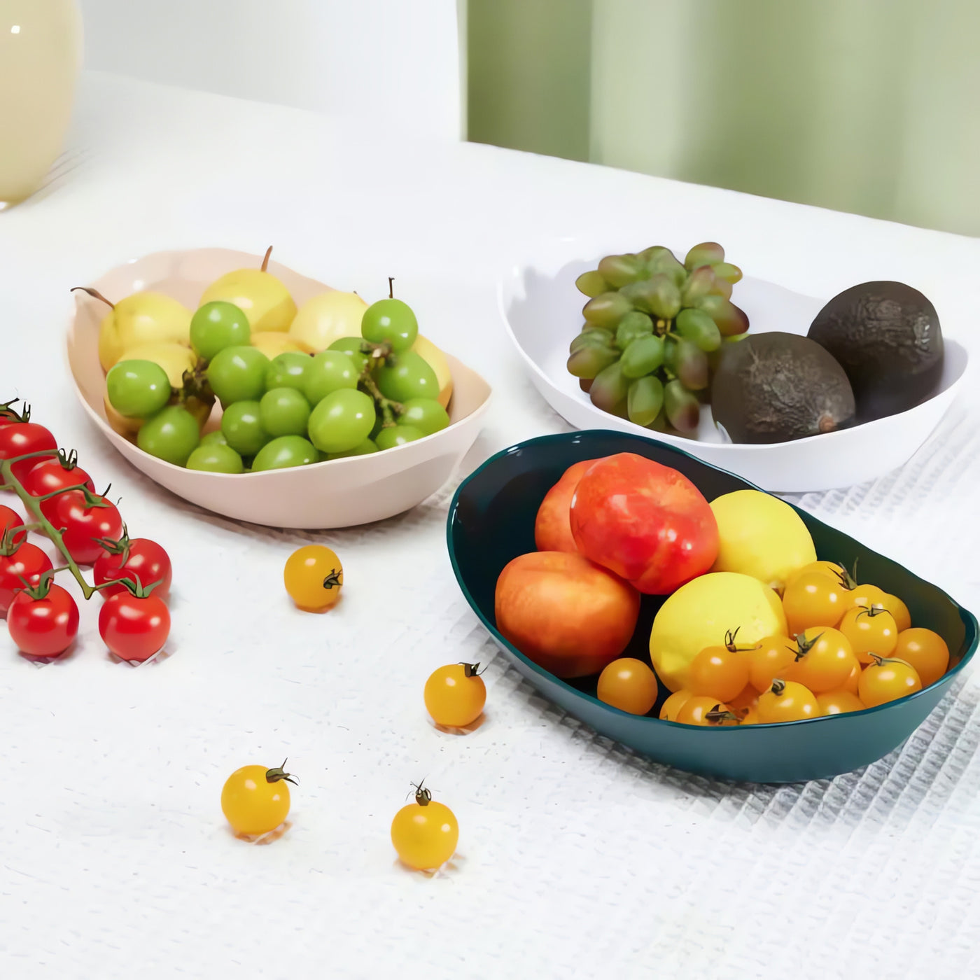 Corbeille à Fruits en Bambou Naturel