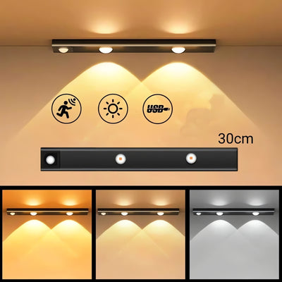 Luminaire LED magnétique à capteur de mouvement