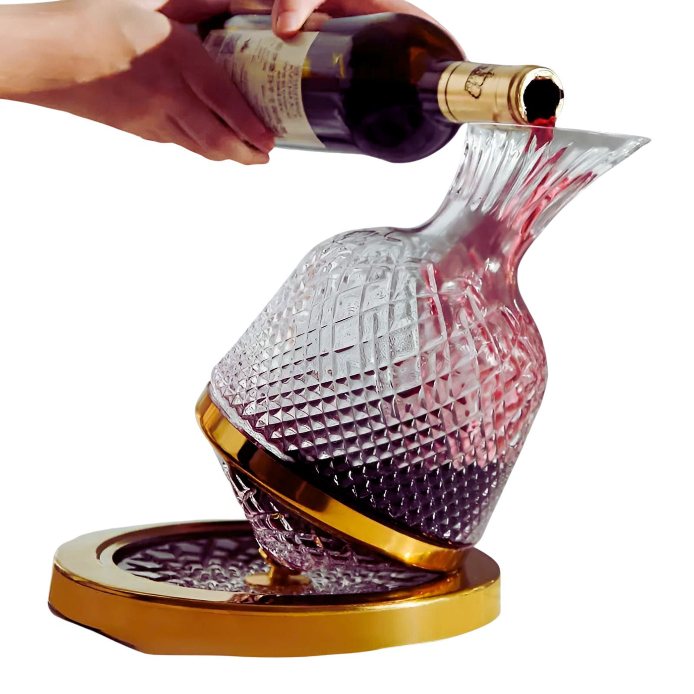 Décanteur de Vin en Verre Cristal