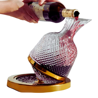 Décanteur de Vin en Verre Cristal