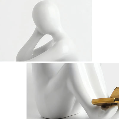 Serre-livres en céramique Support de livres