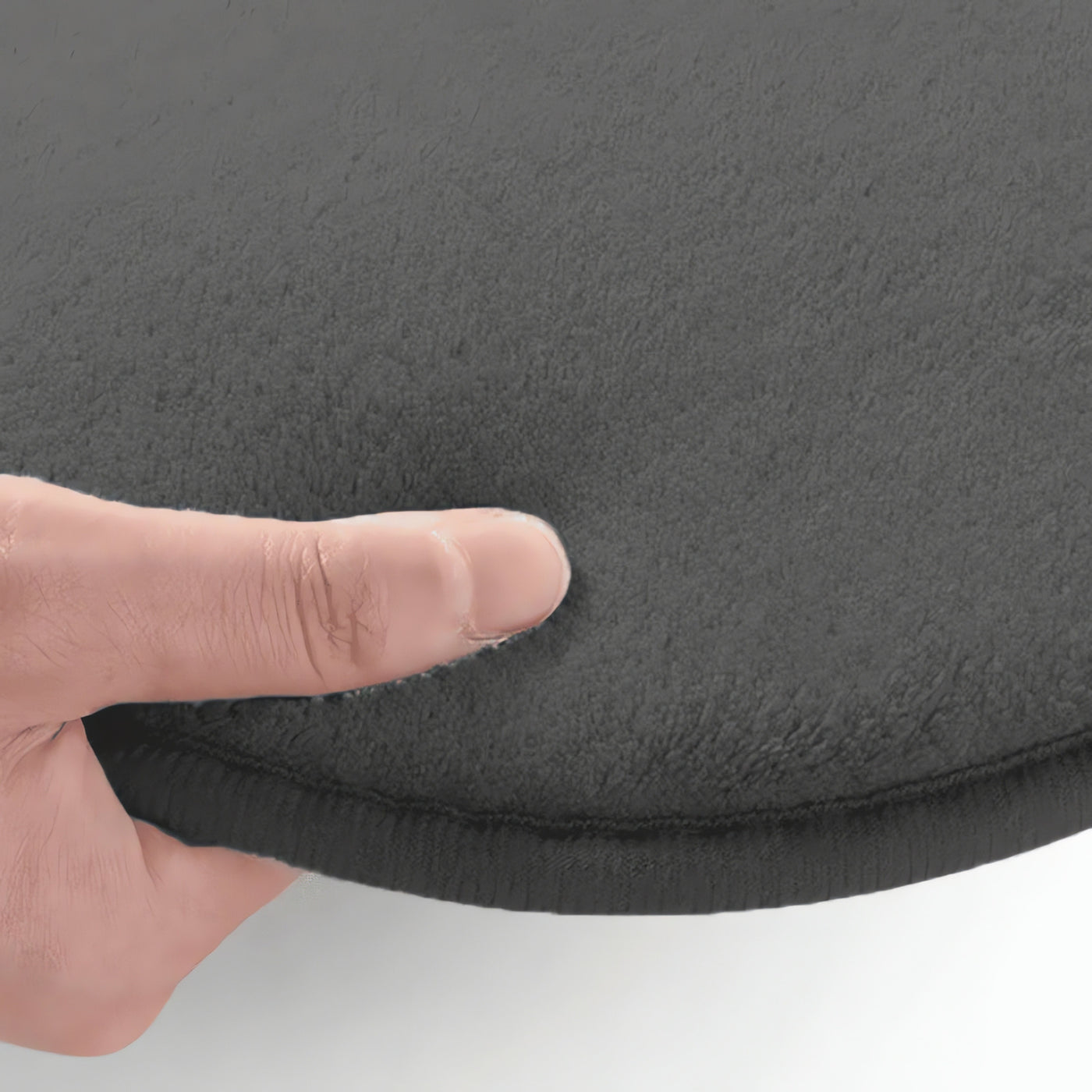 Tapis de salle de bain en velours antidérapant